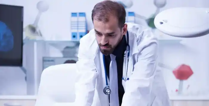 Healthcare team reviewing records